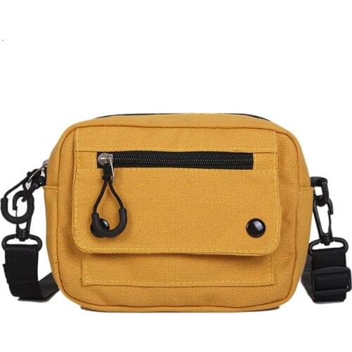 Harajuku Street Beats Hong Kong Wind Joker Student Canvas Bag Disco Dancing Hip Hop Canvas Messenger Bag Female