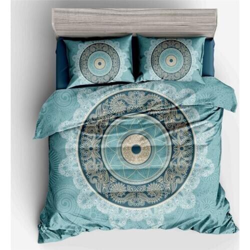 Comforter Bedding sets Single size Bohemian Duvet Cover set King size Mandala Bedclothes 3pcs Free shipping