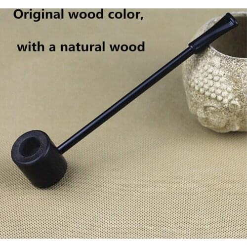 Grade Ebony Wood Pipe Smoking Pipes Popeye Portable Creative Smoking Pipe Herb Tobacco Pipes Gifts Narguile Grinder Smoke