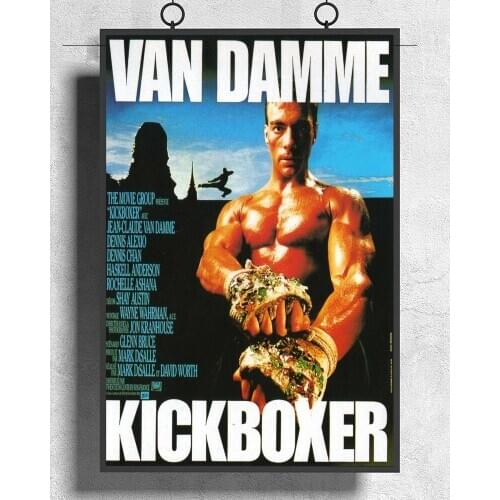 L467 KICKBOXER Movie Van Damme RARE Silk Fabric Poster Art Decor Indoor Painting Gift