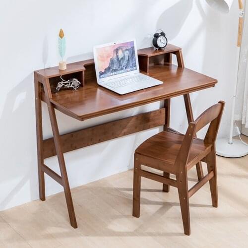 80x50x73.5cm Small Desk Childrens Homework Writing Desk Simple Solid Wood Small Table Bedroom Student Desk Lifting Study Table