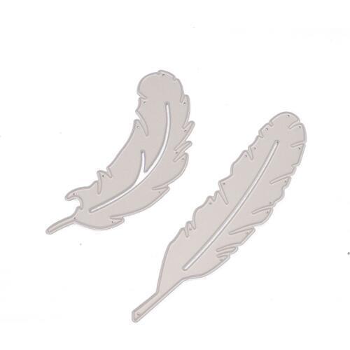 Feather Leaf Metal Cutting Dies Stencil DIY Scrapbooking Album Stamp Paper Card Embossing Decor Craft 2020 NEW