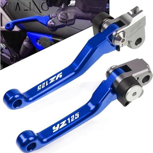 Motorbike Aluminum Custom Made Folding Brake Clutch Lever For YAMAHA YZ125 YZ 125 2015 2016 2017 2018 2019 Dirt Bike Motocross