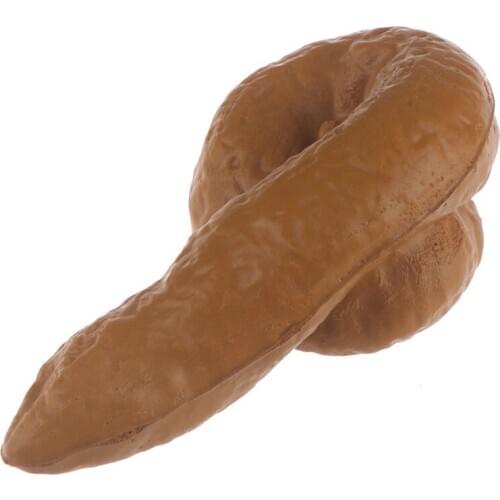 New Gag-Funny Joke Tricky Toys Mischief Turd Gag Gift Realistic Shits poop Fake Turd Classic Shit Funny Toys