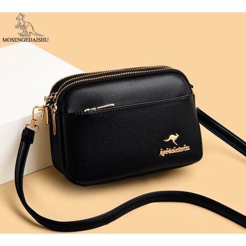 New Fashion Designer Ladies Shoulder Bags Casual Solid Color FLAP Bag High Quality Leather Messenger Bags Travel Bag Sac A Main