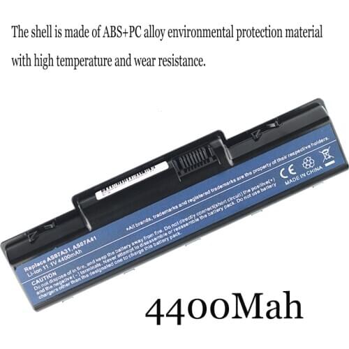 1PC New Laptop Battery Internal For Acer 4736ZG 4740G 4520 4920g 4710 4535 4730ZG 4930 AS07A41 AS07A31 AS07A52 AS07A72