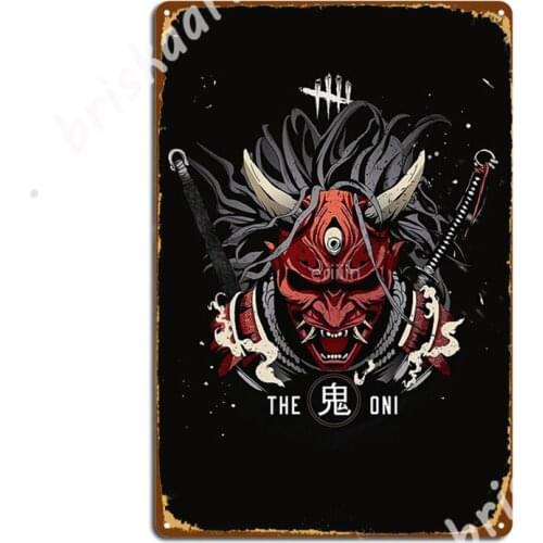 The Oni - Dead By Daylight Killer Metal Signs Painting Décor Decoration Club Bar Wall Mural Tin sign Posters