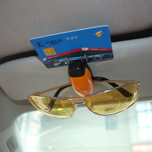 Sunglasses Organizer Apply to All Cars Models Storage Keys Receipts Driving License Ticket Card Directly Clamp