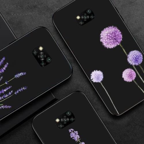 Simple Lavender Purple Flowers Phone Case For Huawei P40 P20 P30 Mate 40 20 10 Lite Pro Nova 5t P Smart 2019