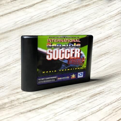 Sensible Soccer International Edition - EUR Label Flashkit MD Card for Sega Genesis Megadrive Video Game Console