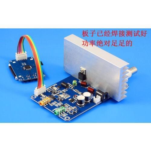 Assembled 12V 76M-108MHz Radio Station 15W PLL Stereo FM Transmitter + LCD