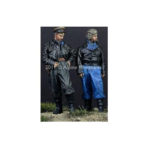 WWII Soviet Resin Soldier Tank Trew Two-person Kit 1:35