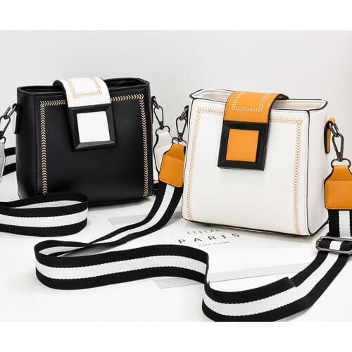 Womens Bag Cross-border Han Edition High-capacity PU Hand Bag Contracted Bucket Of Bill Of Lading Shoulder Bag Joker Worn Handb