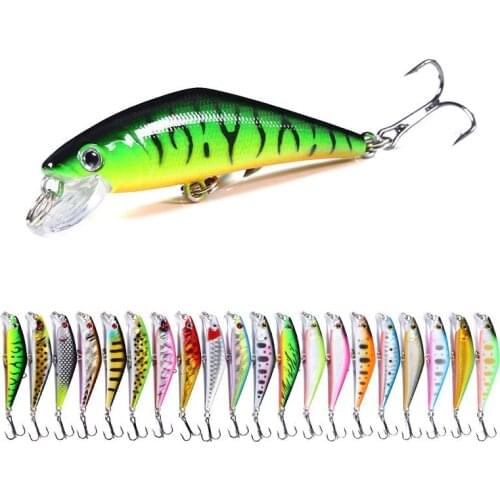 1PC Mini Hard Bait Wobbler Fishing Lure 68mm Artificial Minnow Bait River Diy Dancing Crankbaits Pesca Perch Carp Fishing tackle