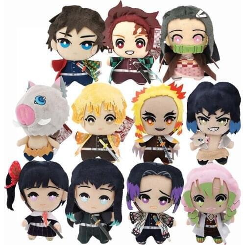 10/Lot 11 Styles Kimetsu no Yaiba Tomioka Giyuu Tomioka Giyuu Kochou Shinobu Tokitou Muichirou 15CM Plush Doll Figures Toy