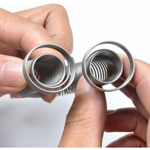 10PCS Spring Steel Pressure Spring Wire Spring Line protection sleeve Dia 1mm guard wire door spring length 45-150mm