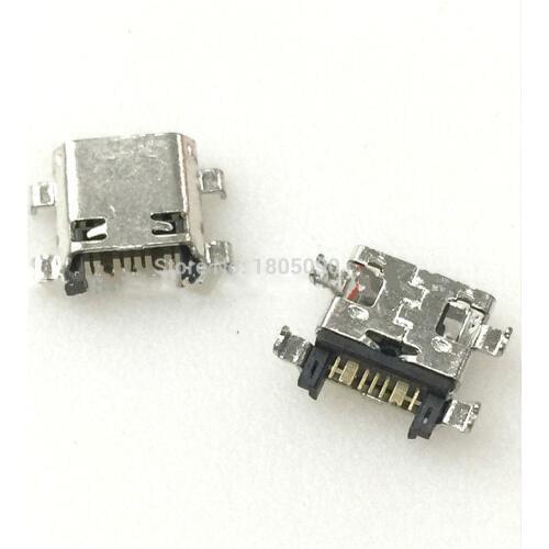 10pcs Micro USB 7Pin Jack Connector socket Data charging port tail plug For Samsung I8262 J5 J7 J5008 mobile phone Mini USB