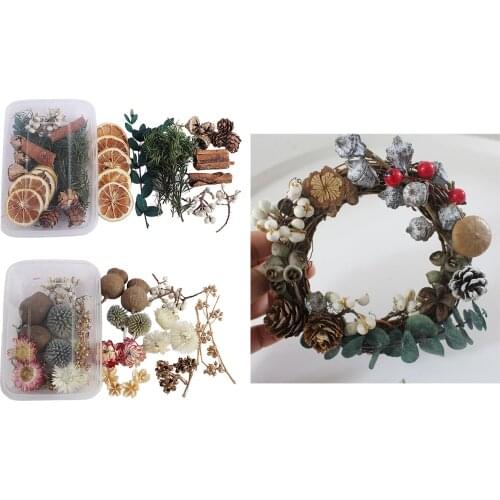 2 Box Real Dried Flowers Dry Plants for Aromatherapy Candle Epoxy Resin Pendant Necklace Jewelry Making Craft DIY Accessories