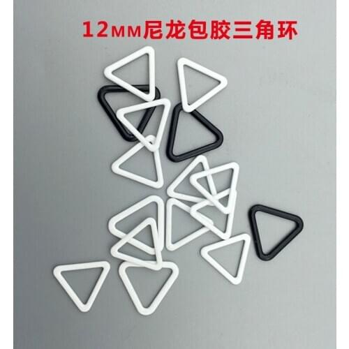 2000pcs/lot 12mm Triangle Buckle Metal Bra Ring Vest Shoulder Belt Adjustment Underwear Accessories