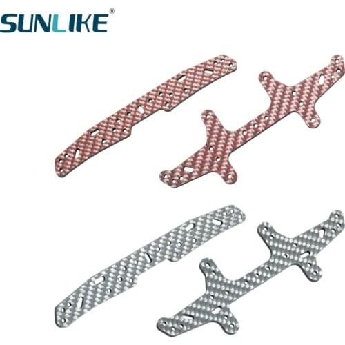 3.0mm Carbon Fiber Rear Multi-Roller Setting Bracket Without Silk Screen J-CUP 2013 DIY Tamiya Mini 4WD Racing Model Rear Plate