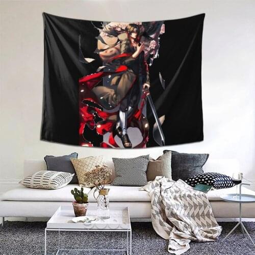 Akatsuki (11) Tapestry Anime Harajuku Kawaii Tapestry Wall Bedspread Bohemian Hanging Blanket For Living Room