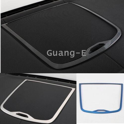 Car Sticker Audio Speak Sound Inner Front Dashboard Trim Upper Ring Circle For BMW X3 XDrive 25i 28i 30i 2018 2019 2020