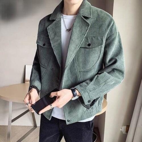 Flame roar Mens Corduroy Jackets