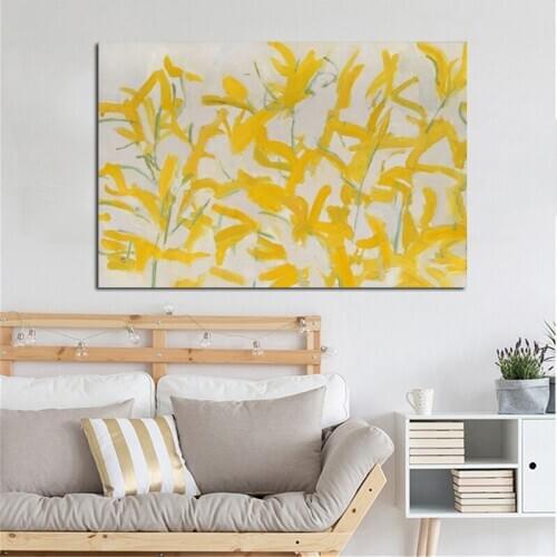 Alex Katz Yellow Leaves Wall Art Canvas Painting Posters Prints Modern Painting Wall Picture For Living Room Home Decor Artwork