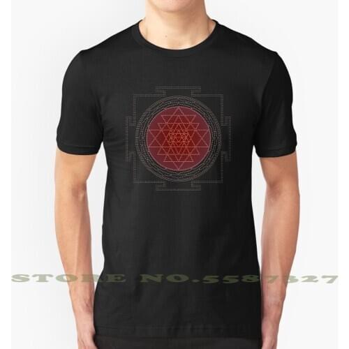 Large Sri Chakra Australis Summer Funny T Shirt For Men Women Shiva Om Namah Shivaya Bindi Shaivite Siddha Yogi Hindu Shaivism