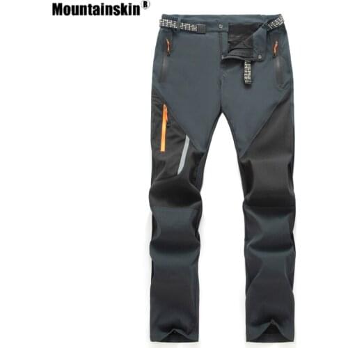 Mountainskin Mens Thin Quick Dry Hiking Pants Outdoor Sports Camping Fishing Climbing Comfortable Breathable Trousers VA912