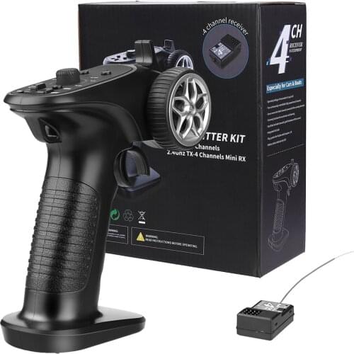 NEW GA-4H-TX 4CH 2.4GHz Remote Control Digital Radio Transmitter witrfor 1/8 1/10 1/16 1/32 RC Car Boat Tank Crawler