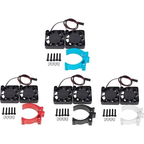 Upgrade RC Motor Cooling Fan Motor Radiator 1/10 Scale Truck 42mm Car Hobby Vehicles Model Spare Parts Easy Install