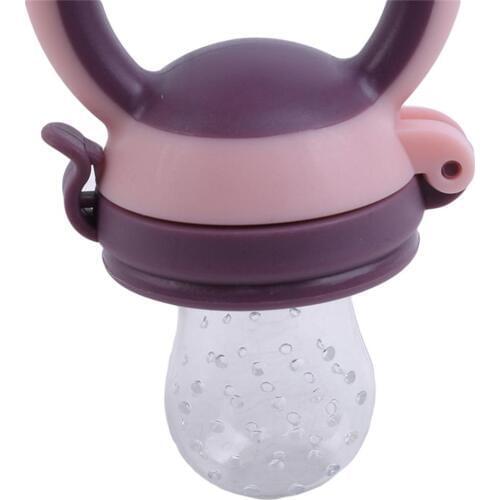 Newborn Frog Shape Baby Fresh Food Fruit Feeder Silicone Nipple Pacifier Teething Tool Toy For Newborn Baby Teether