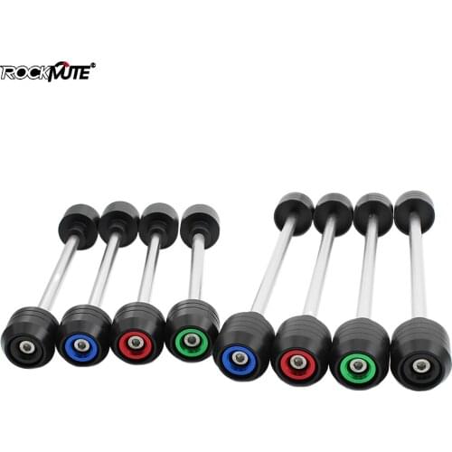 Front Rear Axle Fork Falling Pad For SUZUKI GSX-S 1000 GSX-S1000 2015-2018 Motorcycle POM Wheel Slider Crash Protector