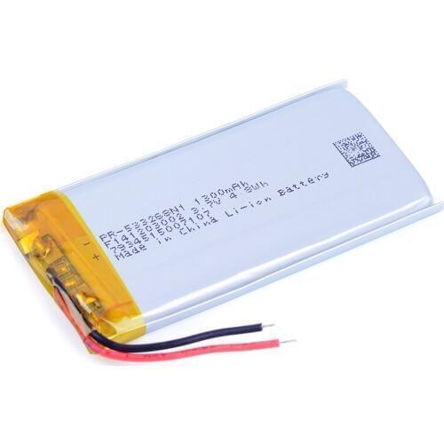533268 3.7V 1300mAh Rechargeable li Polymer Li-ion Battery with Protection Board For DVR GPS MP5 satellite telephone E-book PDA