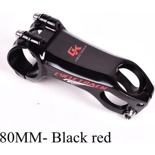 Bicycle stem handlebar riser negative angle steering road mountain bike accessories positive and negative 17 degree 60/80MM 31.8