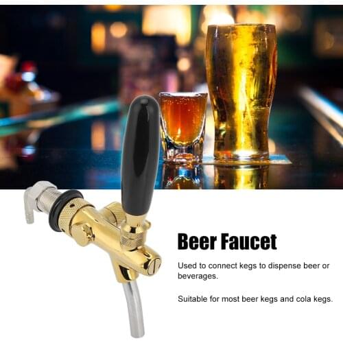 G5/8 Thread Adjustable Beer Dispenser Beer Tap Faucet Bronze Color Equipment For Home Bar Restaurants Beer Gun