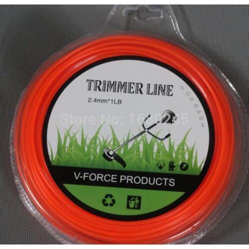 Garden tools spare parts brush cutter Roll 2.6mmX 90m Trimmer Line Spool Whipper Snipper Cord Grass trimmer head Nylon line