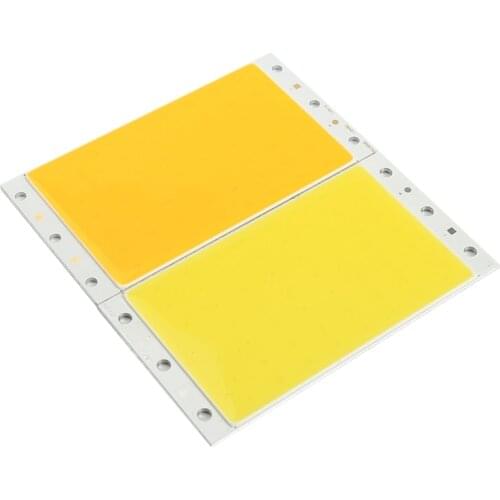 Fit 12V LED Panel Strip COB Light Lamp Balanced White Light 94x50mm COB Board Light Lamp Strip Lamp Auto Accessories