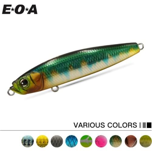 EOA Pilot Sinking Pencil 77mm 10.5g 12.3g 14g Tungsten Bob-weight Slow Sinking Hard Bait Fishing Lures