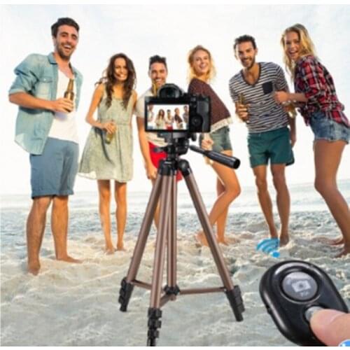 WT3130 professional aluminum mini tripod camera tripod with smartphone holder for digital SLR camera mobile phone smartphone