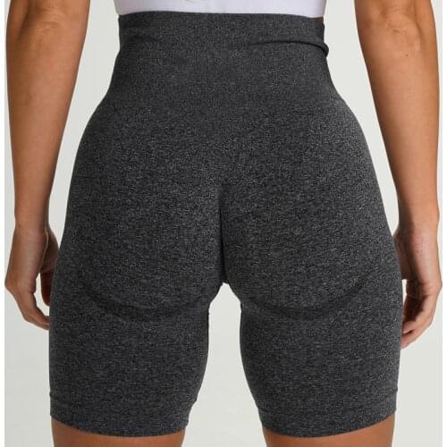 High Wait Seamless Yoga Shorts For Women Fitness Biker Shorts Push Up Cycling Short Sexy Booty Leggings Squat Proof Gym Legging