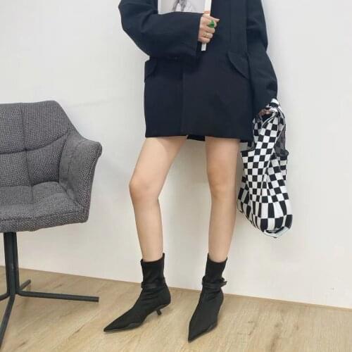 Women Sock Boots Stretch Booties