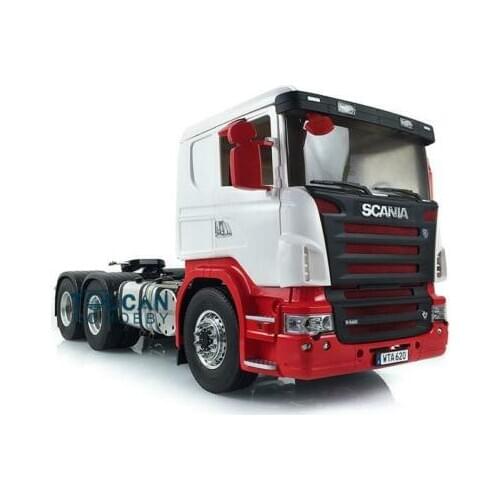 1/14 LESU RC 6*6 Metal Chassis Hercul Sca Cabin Motor Tractor Truck Painted THZH0574-SMT2