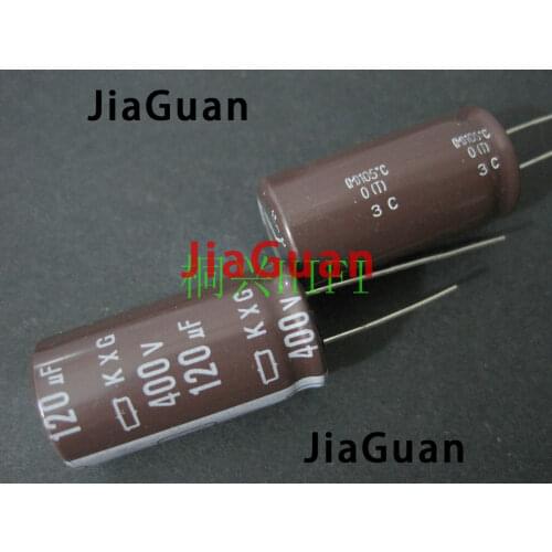 10pcs NEW NIPPON KXG 400V120UF 18x35MM NCC electrolytic Capacitor 120UF 400V CHEMI-CON NCC 400V 120UF