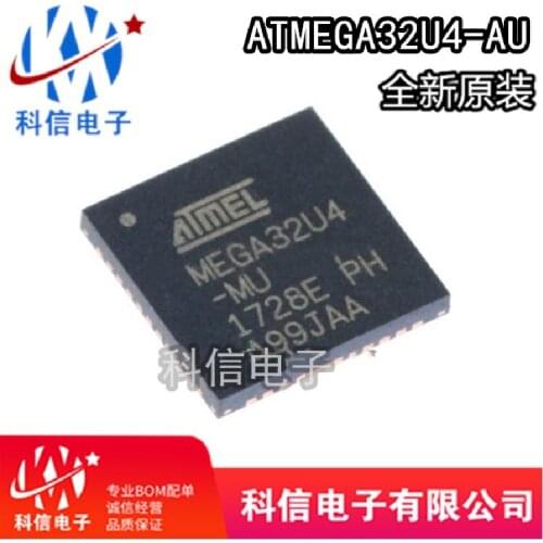 100% Original New In Stock ATMEGA32U4-MU QFN-44 16MHZ
