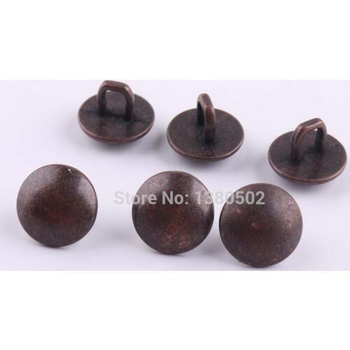 20pcs 14mm one hole copper antique color alloy metal blazer buttons for sewing accessories Garment Button