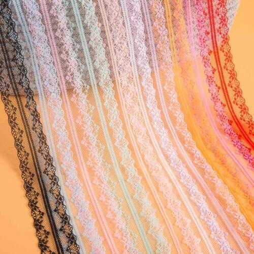 300yards Wholesale Beautiful Handicrafts Embroidered Net Lace Trim Ribbon-Lace 3.8cm wide