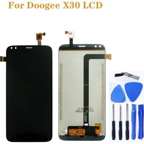 5.5" for Doogee X30 LCD display + Touch Panel Digital Converter Repair Parts Replace for Doogee X30 LCD Phone Accessories +Tools