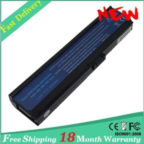 5200mAh Battery for Acer TravelMate 2480 2400 3210 3220 3230 3260 3270 Aspire 3030 3200 3600 3680 5030 5050 5500 5550 5600 5570